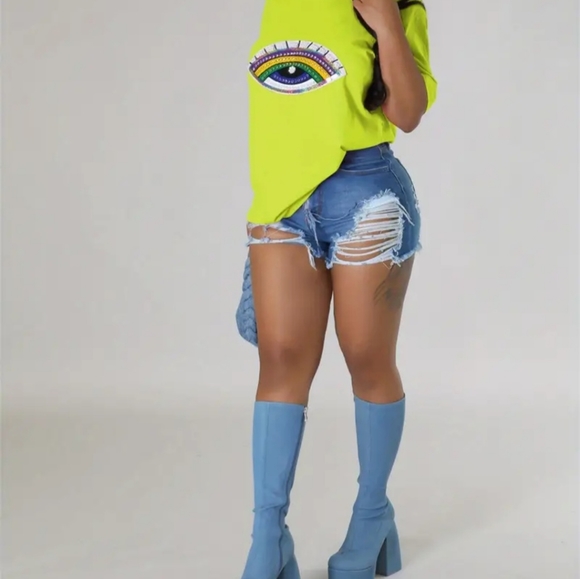 GREEN EYE T SHIRT - Picture 2 of 5